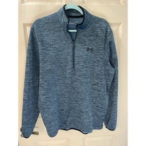 Under Armour Mens Pullover Half Zip‎ Size M Warm Hiking Outdoors Athletic